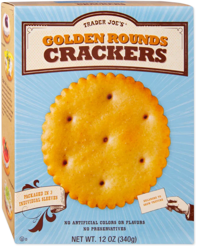 Golden Rounds Crackers – Buttery Crispy Snack Crackers
