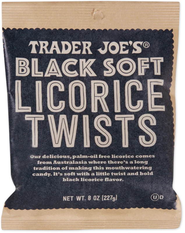 Soft Black Licorice Twists – Chewy Anise & Licorice Root Candy