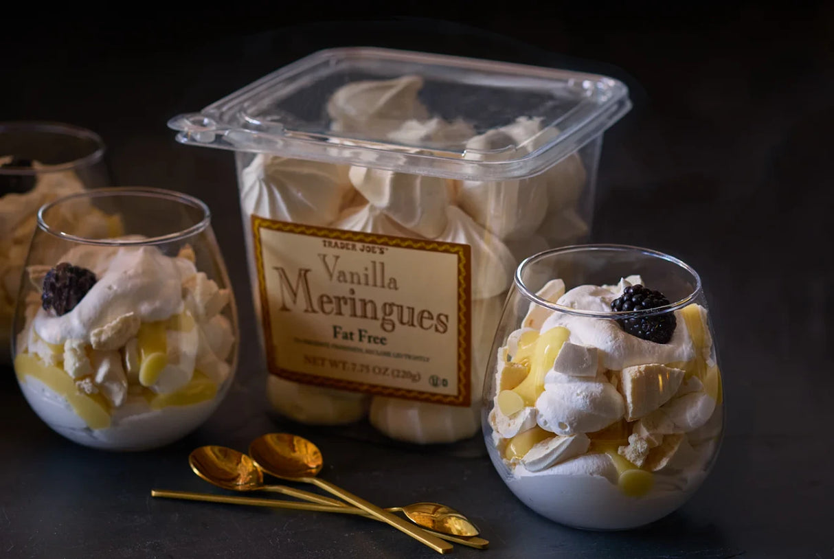 Vanilla Meringues – Light & Airy Vanilla Whipped Cookies (7.75 oz)