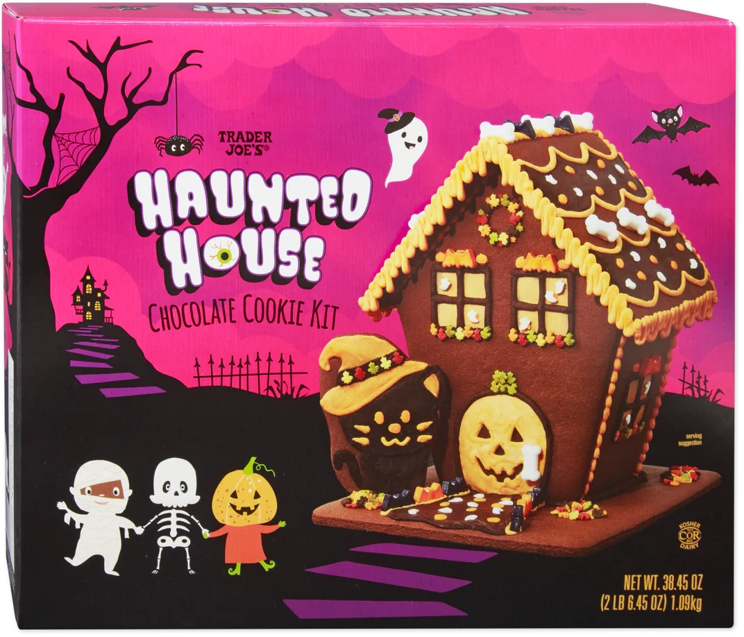 Haunted House Chocolate Cookie Kit for Halloween Holiday Party Treats 12-Piece Set 38.45 Oz