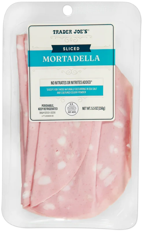 Sliced Mortadella – Italian Deli Meat 5.5 Oz