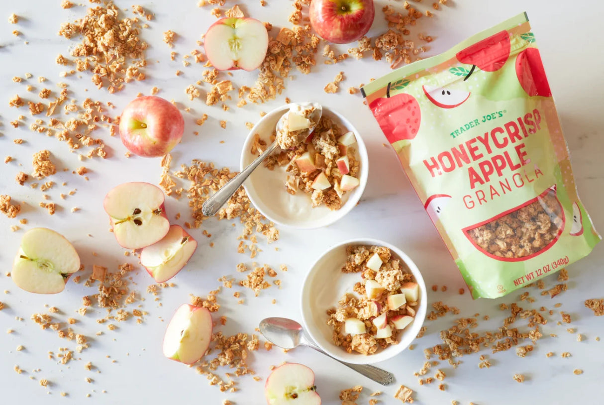 Honeycrisp Apple Granola 12 Oz Trader Joe’s Fall Seasonal Cereal