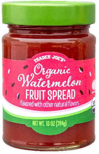 Organic Watermelon Fruit Spread – Sweet Summer Melon Preserve 10 Oz