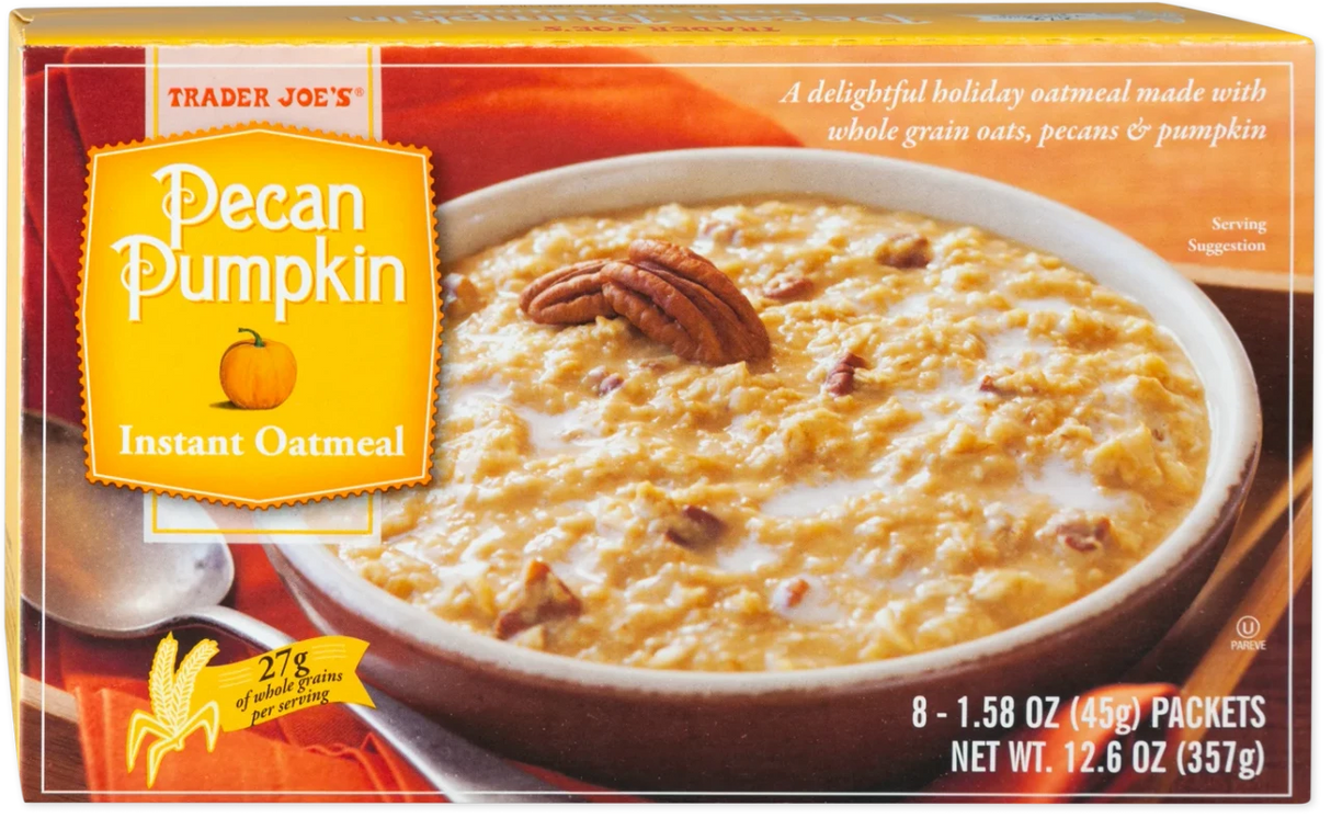 Pecan Pumpkin Oatmeal – Seasonal Spiced Instant Breakfast Bowl