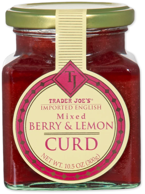 Mixed Berry & Lemon Curd 10.5 Oz – Rich Fruit Spread by Trader Joe's