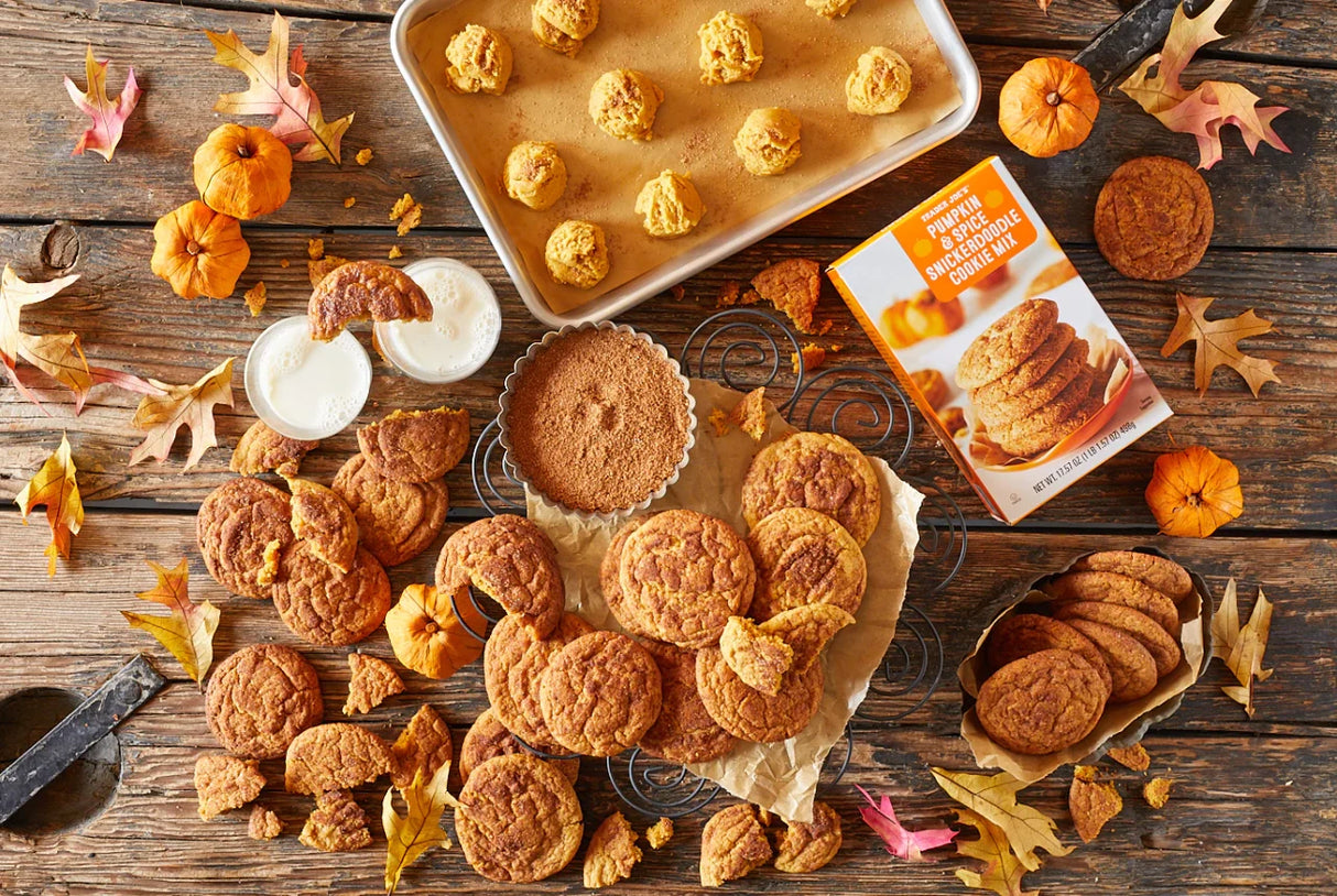 Pumpkin & Spice Snickerdoodle Cookie Mix 17.57 Oz – Easy Homemade Cookies