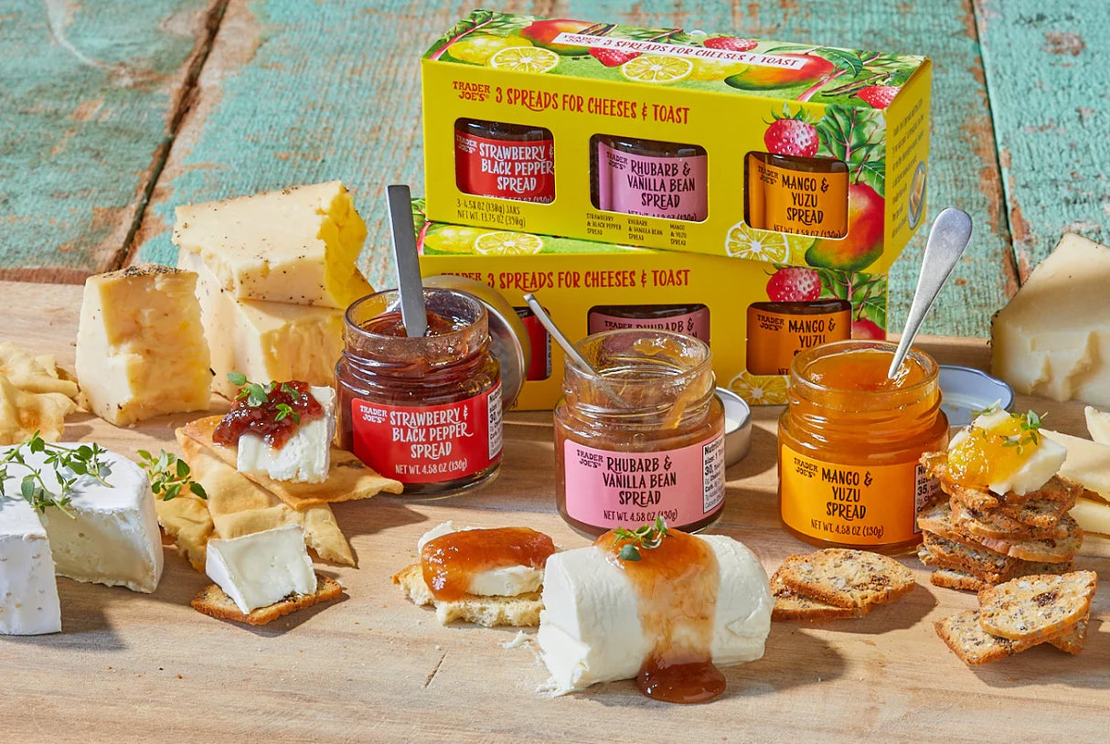 3 Spreads for Cheeses & Toast