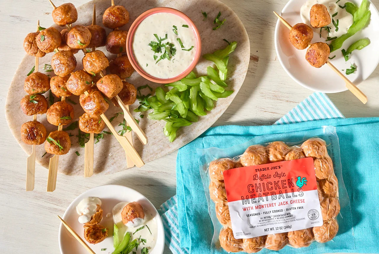 Buffalo Style Chicken Meatballs – Fully Cooked 12 Oz