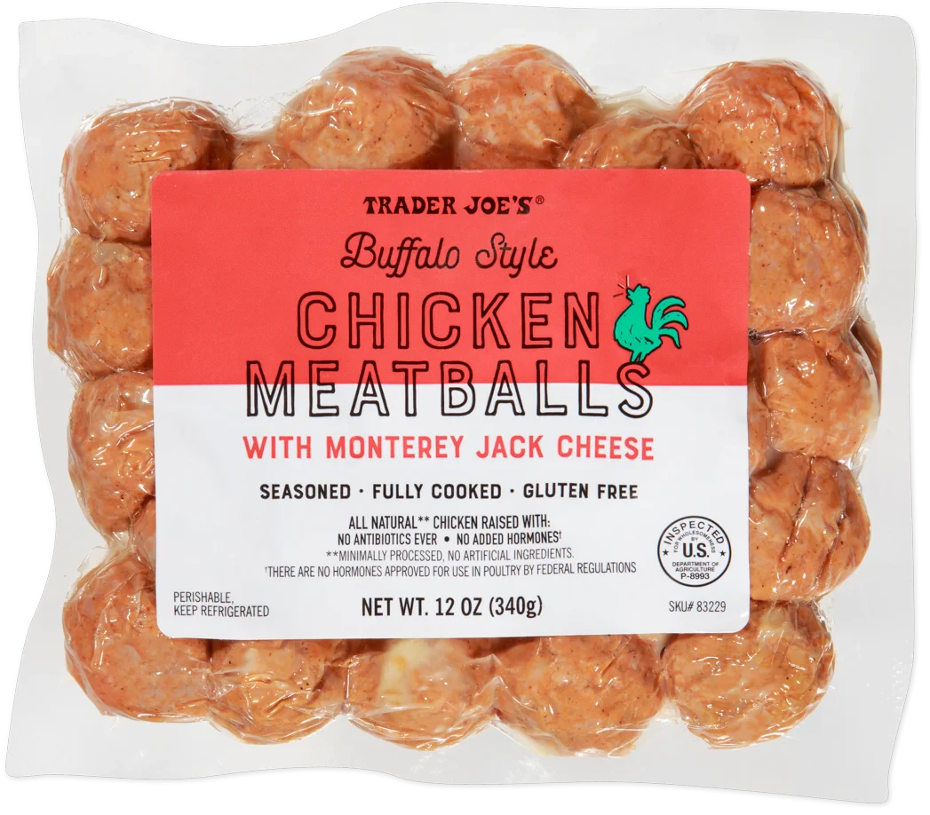 Buffalo Style Chicken Meatballs – Fully Cooked 12 Oz