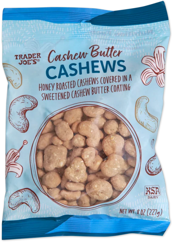 Cashew Butter Cashews – Crunchy Honey-Roasted Cashews Coated in Creamy Cashew Butter