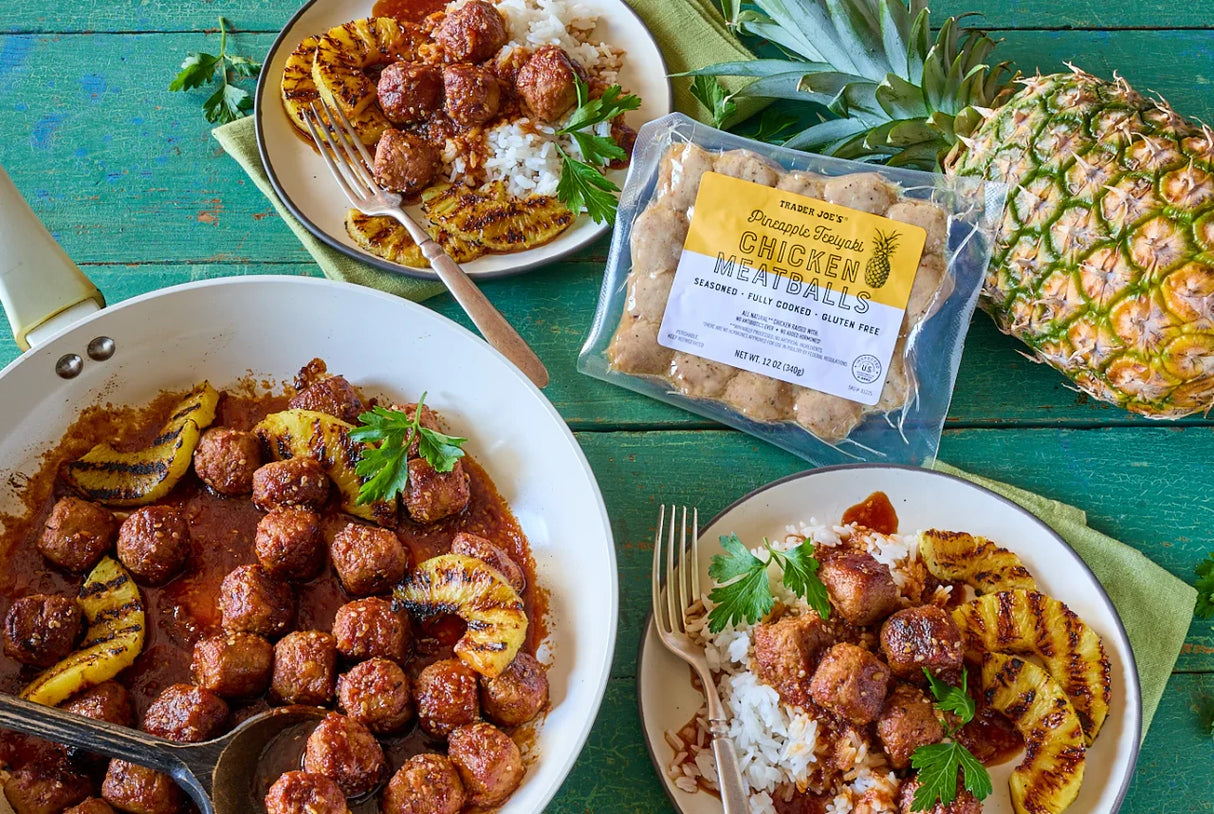 Pineapple Teriyaki Chicken Meatballs – Fully Cooked 12 Oz
