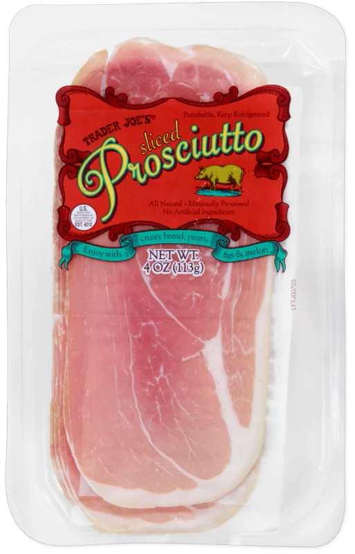 Sliced Prosciutto – 4 Oz Italian Dry-Cured Ham