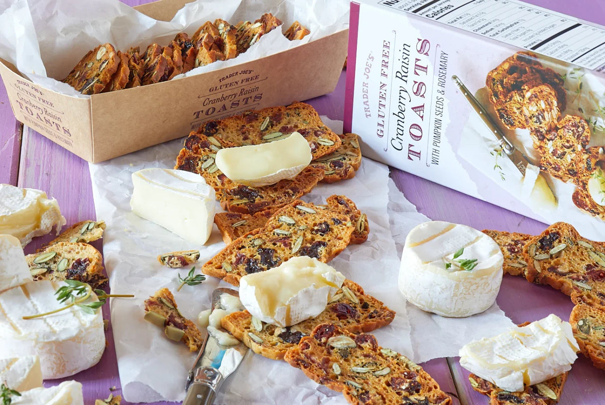 Gluten Free Cranberry Raisin Toasts – Crunchy Sweet & Savory Crackers