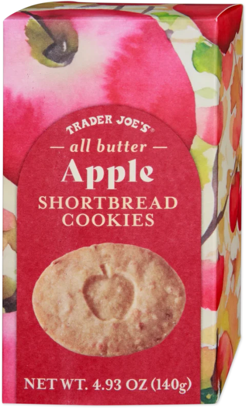 All Butter Apple Shortbread Cookies – Seasonal Fruit Shortbread (4.93 oz)