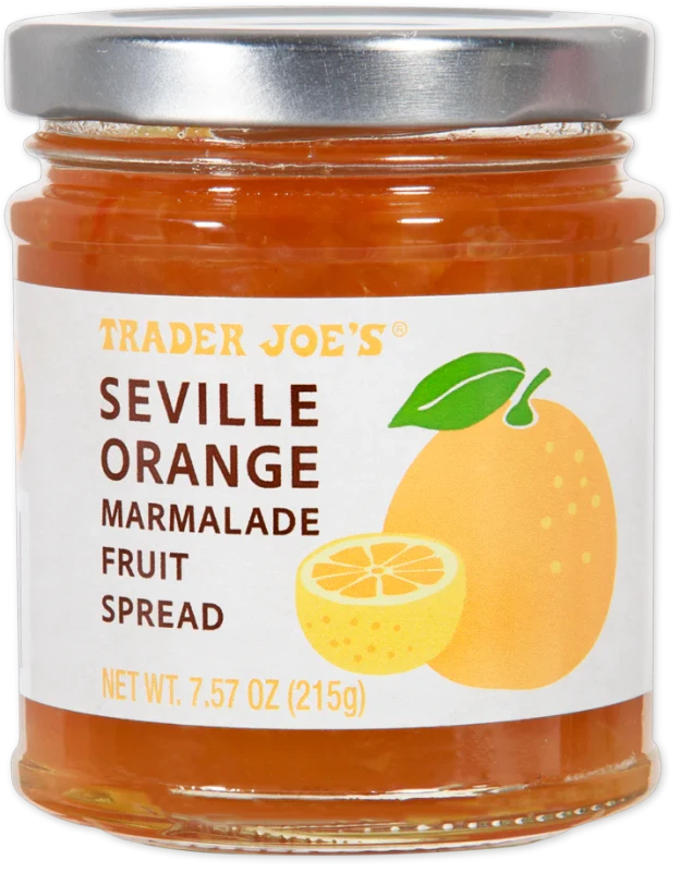 Trader Joe’s Seville Orange Marmalade Fruit Spread – Sweet, Tart & Perfectly Balanced 7.57 Oz