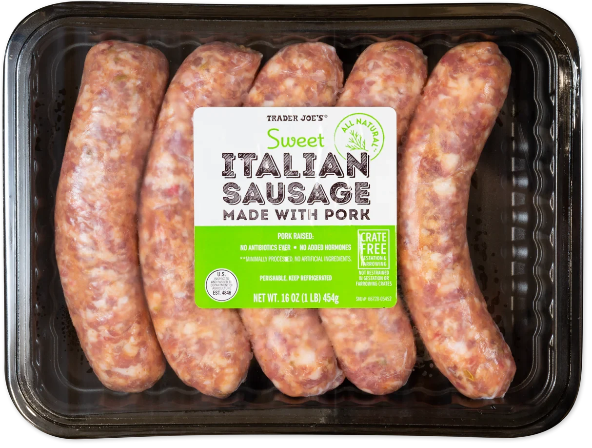 Sweet Italian Pork Sausage 1 Lb Mild Sausage Links