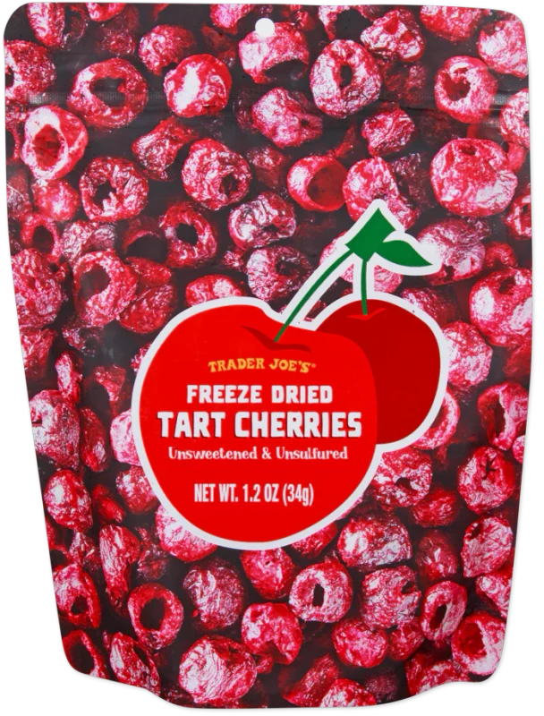 Freeze Dried Tart Cherries – Tart & Crunchy Freeze-Dried Fruit Snack (1.2 oz)