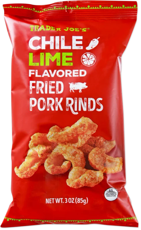 Chile Lime Flavored Fried Pork Rinds – Spicy, Tangy & Extra Crispy Snack