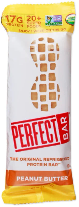 Perfect Bar® Peanut Butter Protein Bar – Cold-Pressed Whole Food Energy Bar