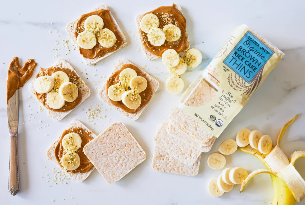 Organic Brown Rice Cake Thins – Light, Crunchy Square Rice Snack