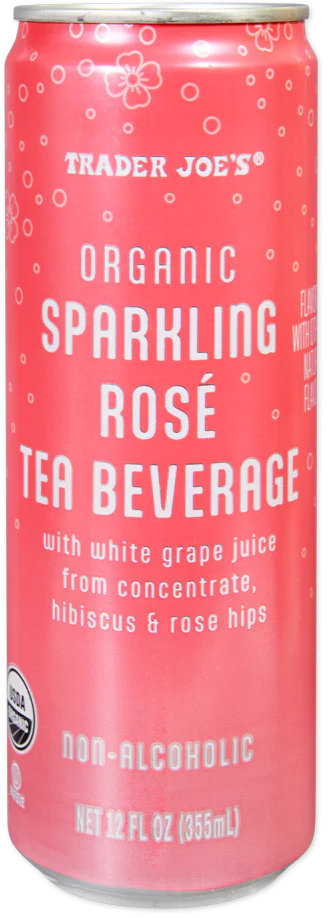 Organic Sparkling Rosé Tea Beverage - 12 Fl Oz