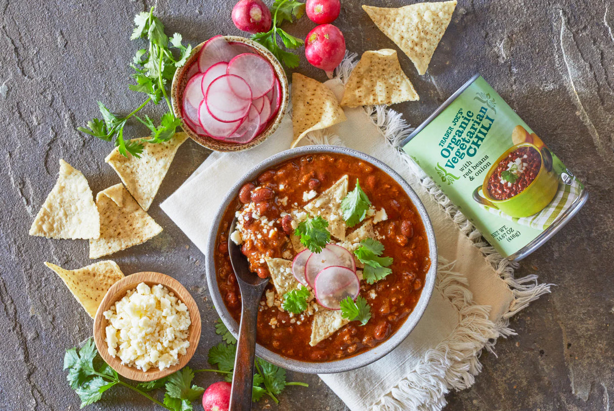 Trader Joes Organic Vegetarian Chili/14.67 Oz