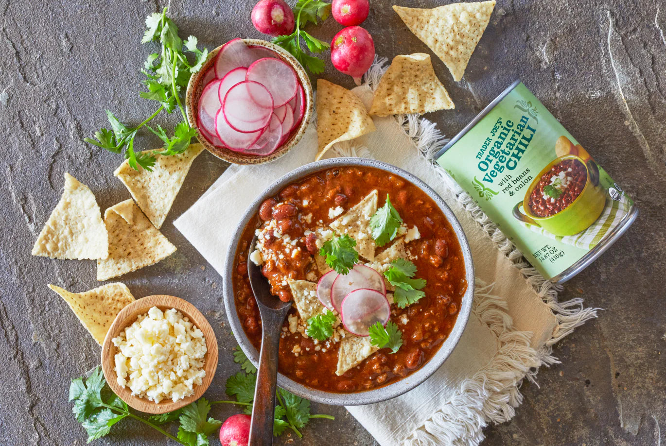 Trader Joes Organic Vegetarian Chili/14.67 Oz