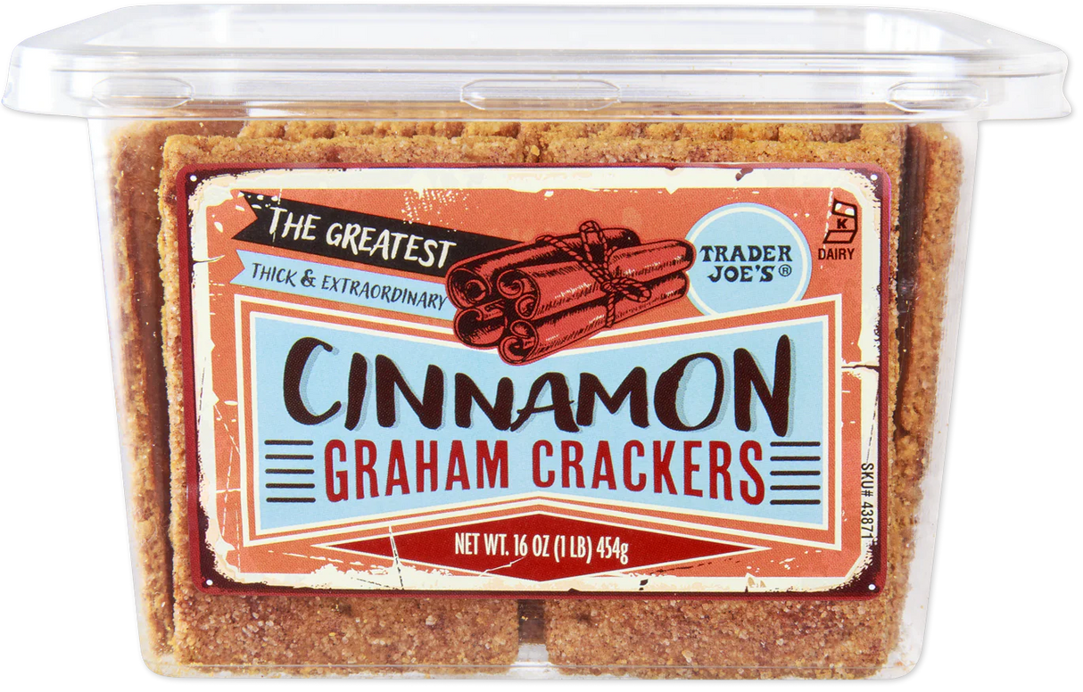 Trader Joe’s Cinnamon Graham Crackers Perfect for Snacking /16 Oz