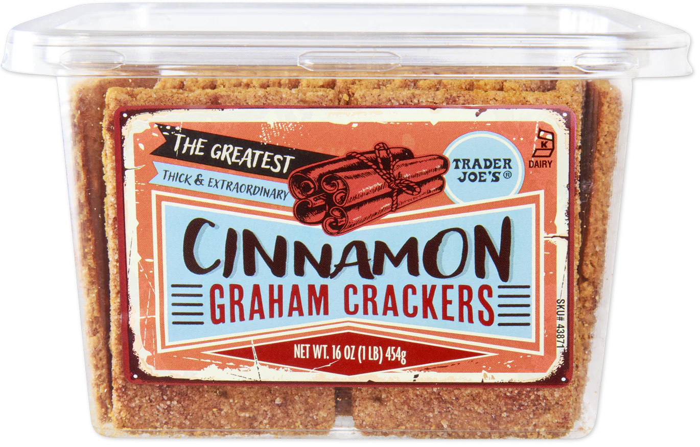 Trader Joe’s Cinnamon Graham Crackers Perfect for Snacking /16 Oz