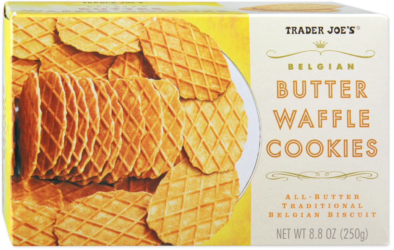 Trader Joes Belgian Butter Waffle Cookies/8.8 Oz