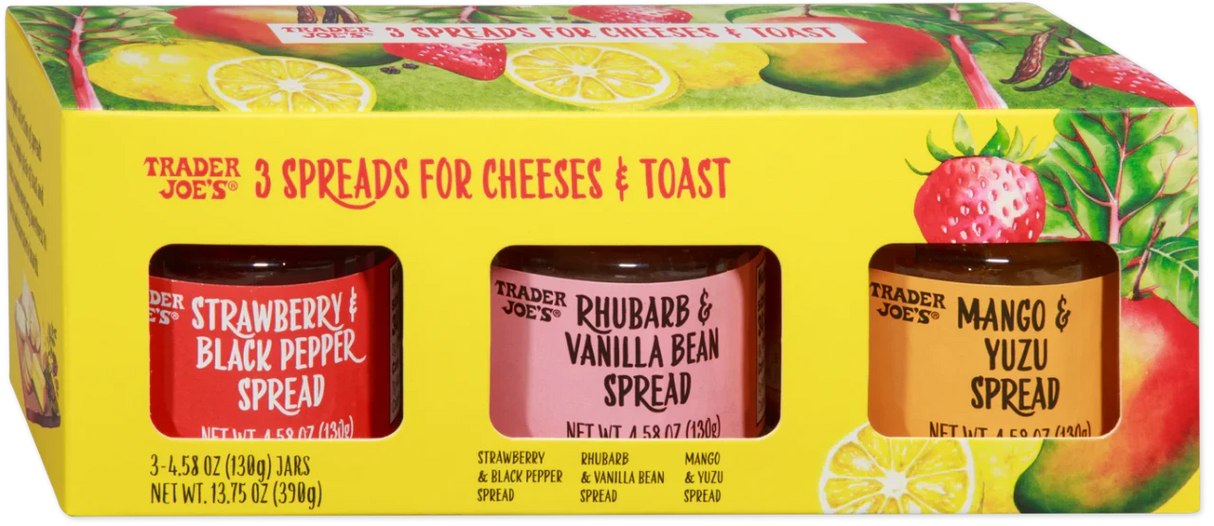 3 Spreads for Cheeses & Toast