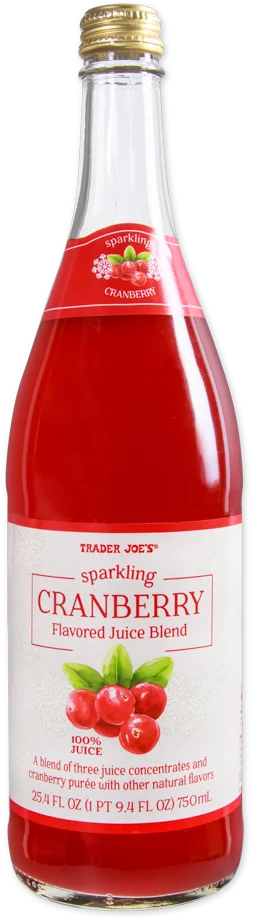 Sparkling Cranberry Flavored Juice Blend