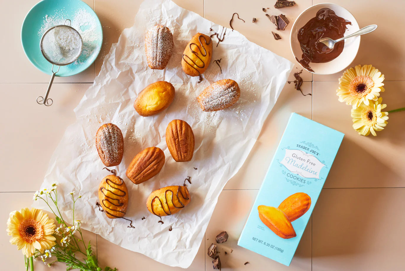 Trader Joes Gluten Free Madeleine Cookies/6.35 Oz