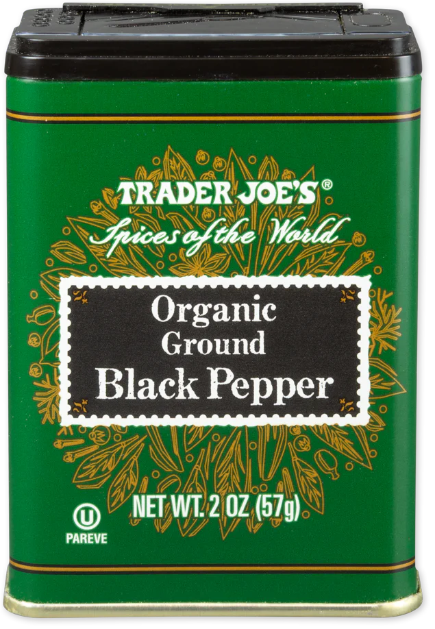 Organic Ground Black Pepper 2 Oz