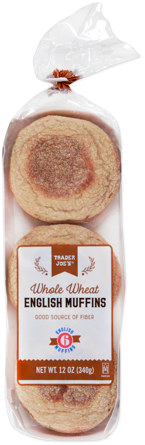 Whole Wheat English Muffins 12 Oz