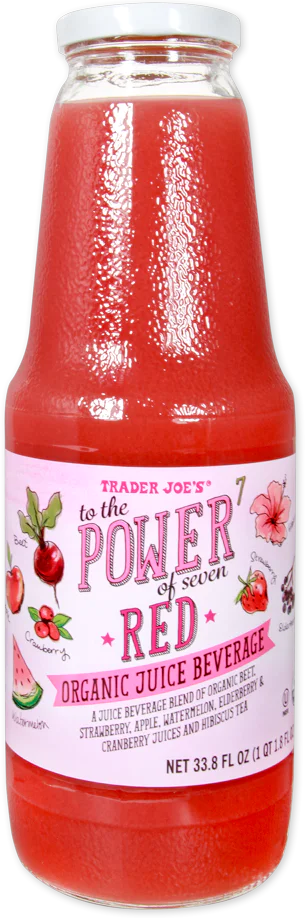To The Power of Seven Red Organic Juice Beverage 33.8 Fl Oz
