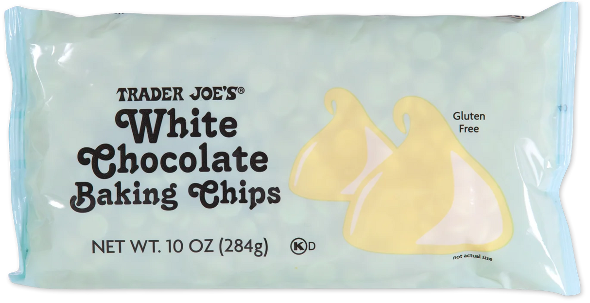 White Chocolate Baking Chips – Creamy Sweet Chips for Baking, Melting & Desserts 10 Oz