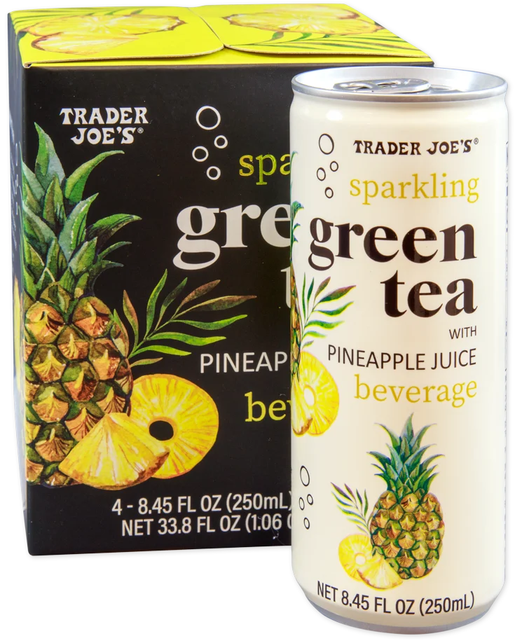 Sparkling Green Tea with Pineapple 8.45 Fl Oz