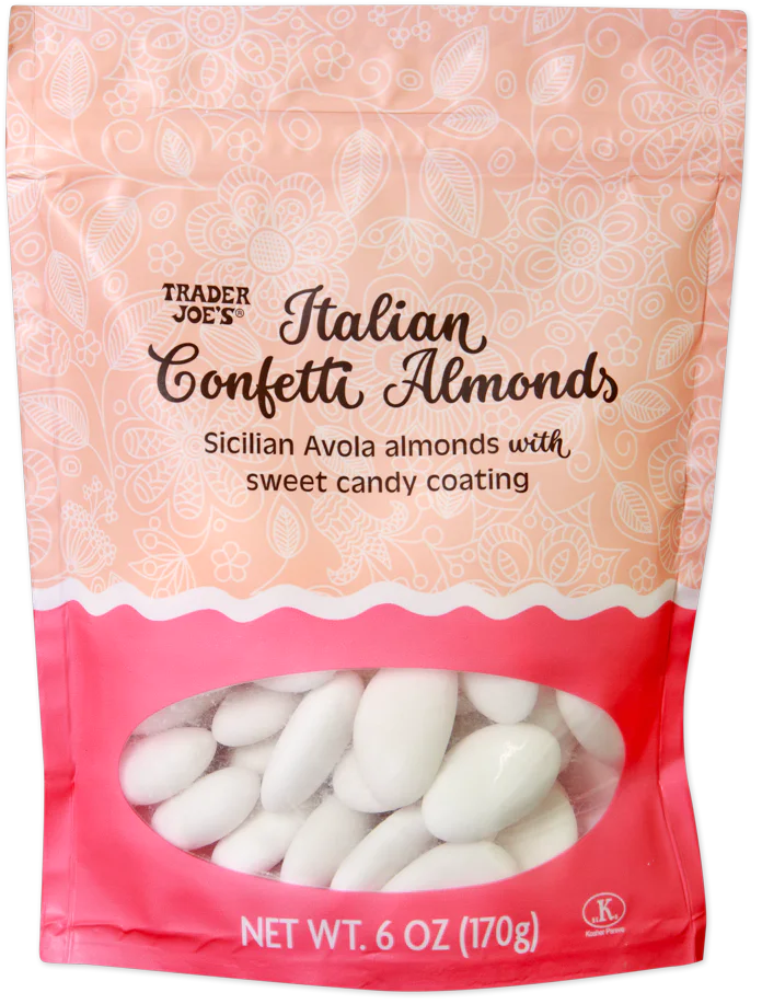 Italian Confetti Almonds 6 oz Crunchy & Sweet