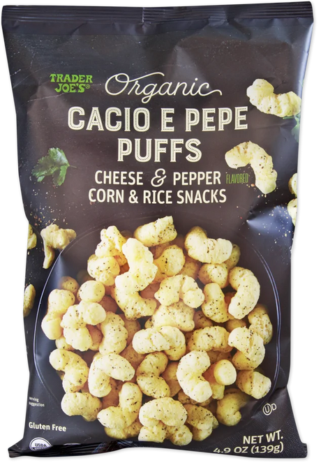 Organic Cacio e Pepe Puffs/4.9