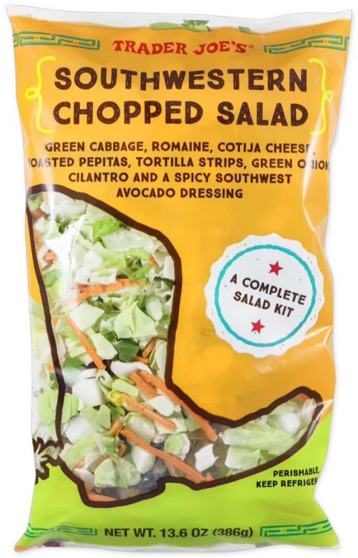 Spicy Southwestern Chopped Salad with Avocado Dressing
