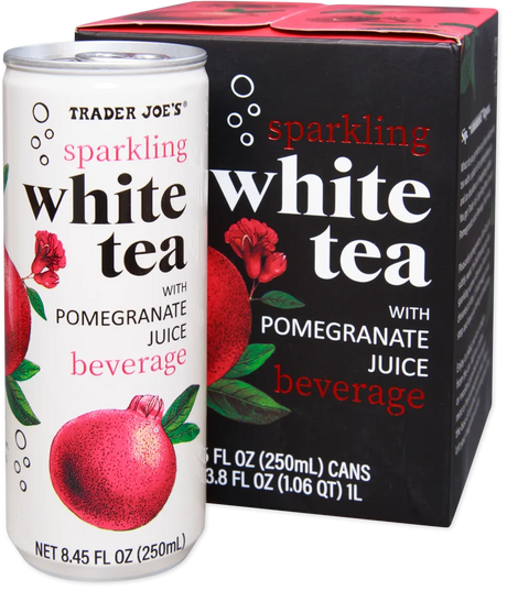 Sparkling White Tea with Pomegranate Juice 8.45 Fl Oz
