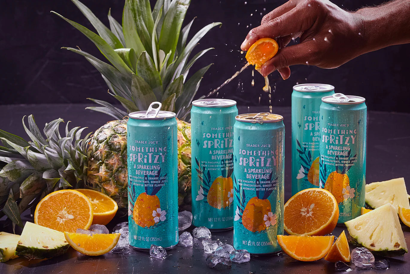 Something Spritzy Pineapple & Orange - 12 Fl Oz (Limited Time)