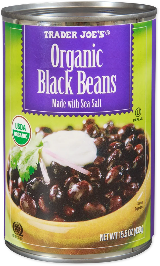 Trader Joe’s Nutritious & Versatile Organic Black Beans / 15.5 Oz