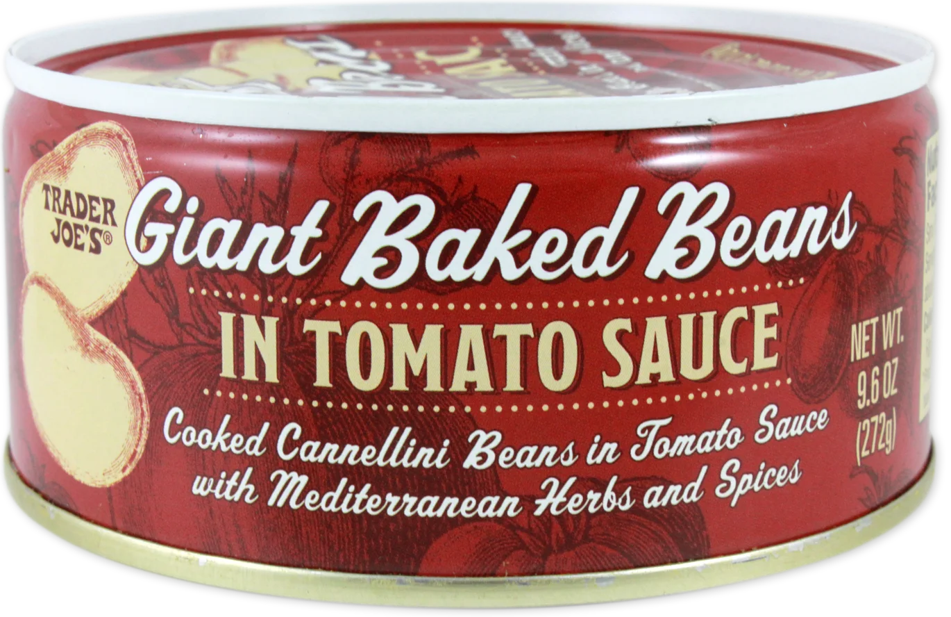 Trader Joes Giant Baked Beans in Tomato Sauce/9.6 Oz