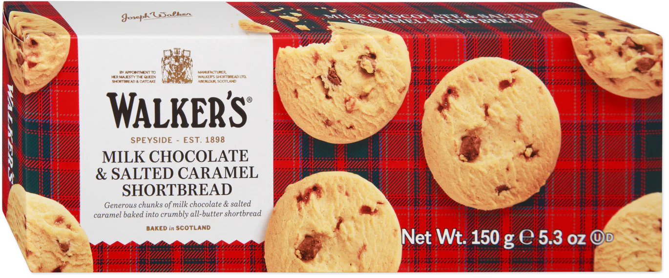 Walker's Milk Chocolate Salted Caramel Shortbread 5.3 oz