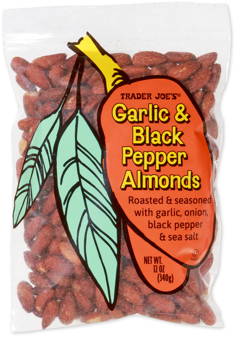 Garlic & Black Pepper Almonds 12 Oz