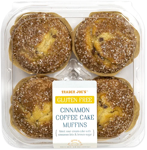 Trader Joe’s Gluten Free Cinnamon Coffee Cake Muffins/14 Oz