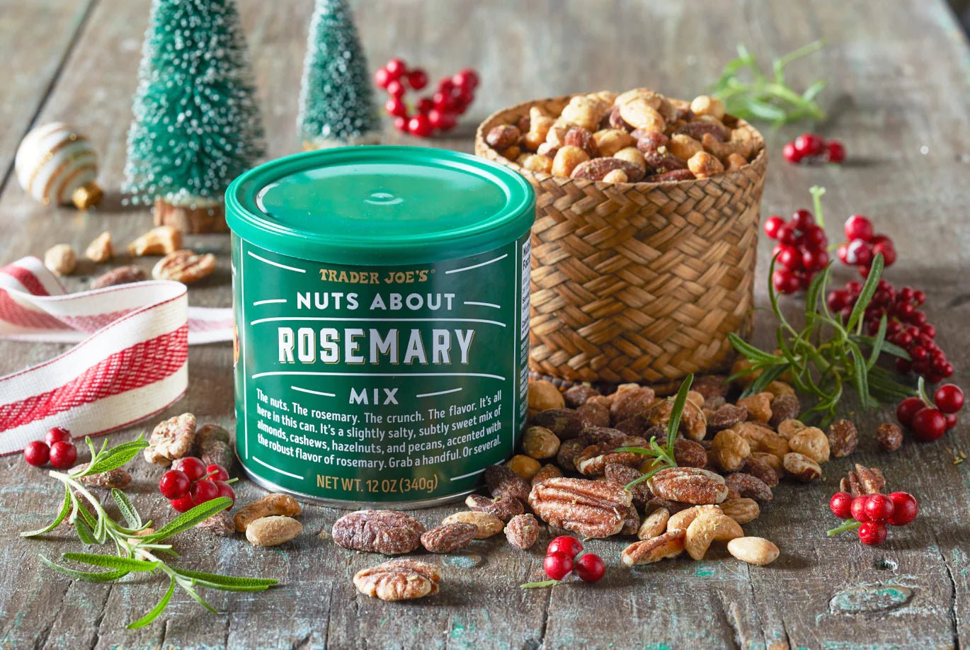 Trader Joe's Nuts About Rosemary Herbed Snack Mix /12 Oz