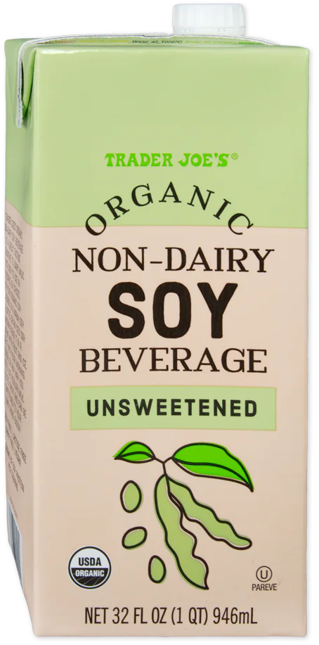 Organic Non-Dairy Soy Beverage Unsweetened 32 Fl Oz